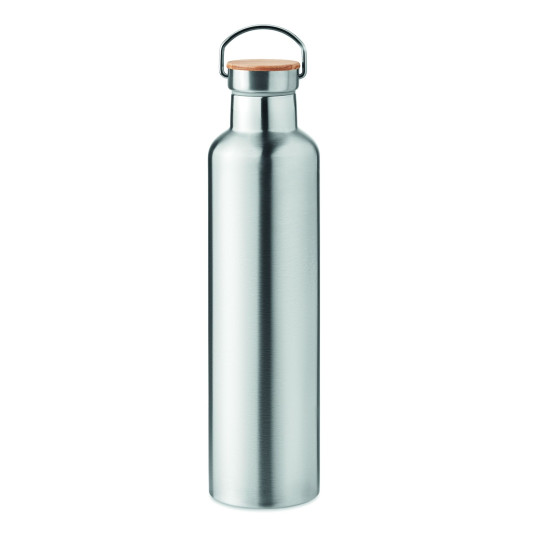 Bouteille double paroi 1L HELSINKI LARGE en acier inoxydable - BCM Goodies