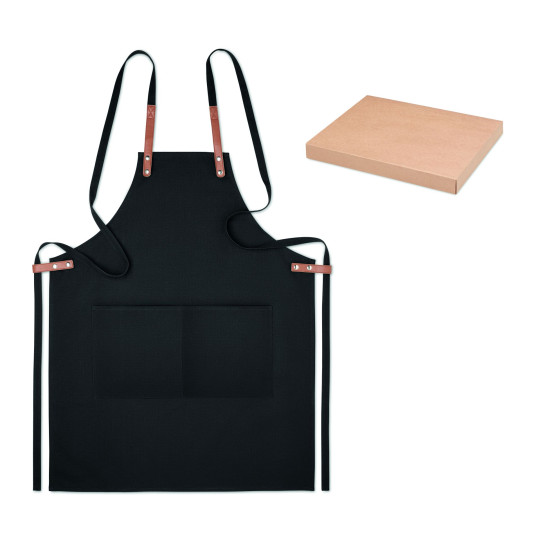 Tablier en coton organique 340 gr/m² NAGPUR COLOUR - Accessoire de cuisine résistant et pratique