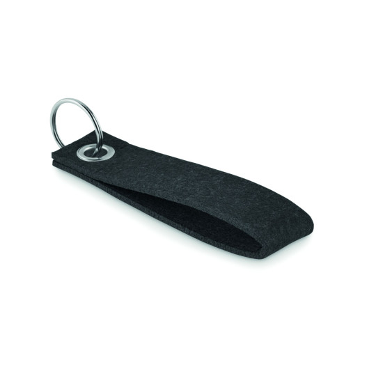 Porte-clés en feutre RPET SUORA - Accessoire pratique et écologique pour vos clés - BCM Goodies