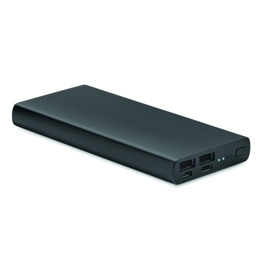 Chargeur portable Powerbank 10000 mAh POWERFLAT 8 C en aluminium - Recharge rapide et efficace