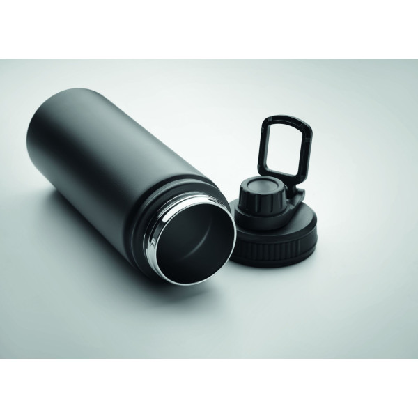 Bouteille double paroi 500 ml MILI en acier inoxydable pour boissons chaudes et froides - Accessoire pratique et écologique - Id