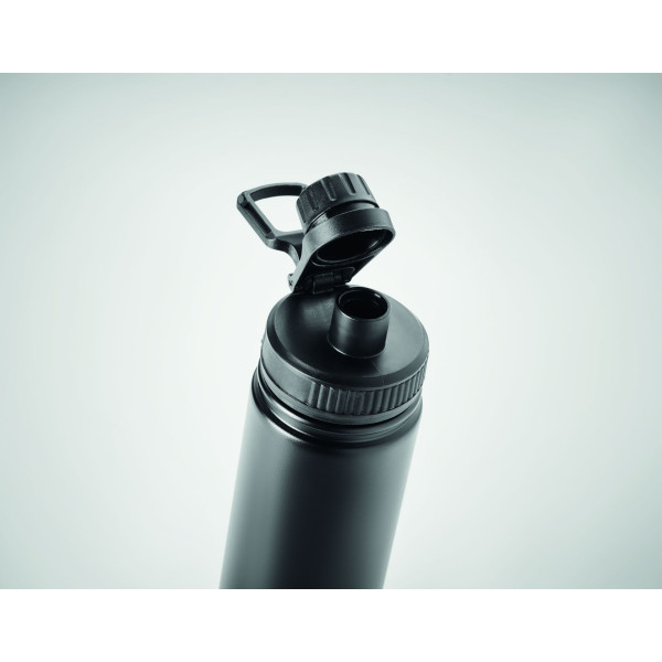 Bouteille double paroi 500 ml MILI en acier inoxydable pour boissons chaudes et froides - Accessoire pratique et écologique - Id