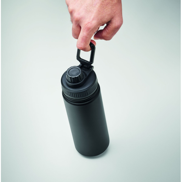Bouteille double paroi 500 ml MILI en acier inoxydable pour boissons chaudes et froides - Accessoire pratique et écologique - Id