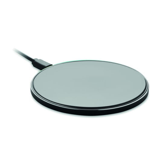 Chargeur sans fil verre 10W RESS - Accessoire de recharge rapide pour smartphones - BCM Goodies