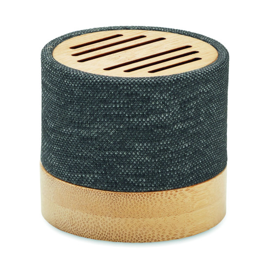 Haut-parleur Bambou RPET BOOL - Accessoire audio sans fil en RPET et bambou