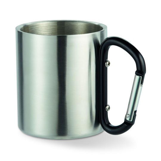 Mug double paroi TRUMBO en acier inoxydable de haute qualité - 220 ml
