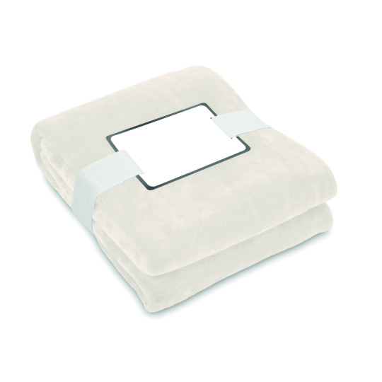 Couverture polaire RPET 280gr LOGAN - Confort et chaleur pour un sommeil douillet | BCM Goodies