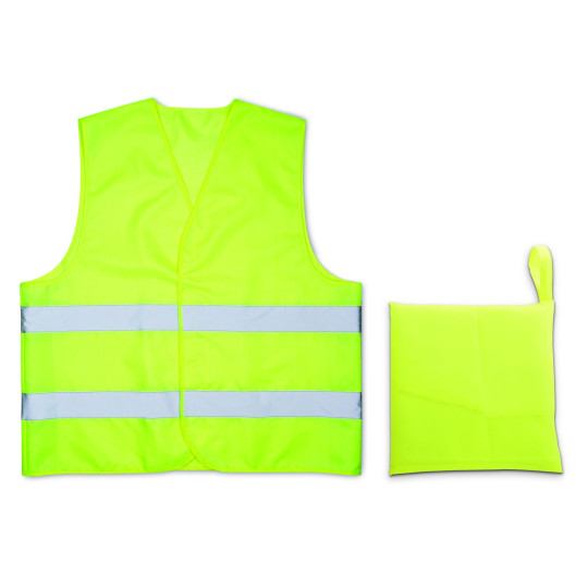 Gilet de sécurité VISIBLE en polyester haute visibilité - Taille XL - Classe 2 - Normes de sécurité - Idéal pour travailleurs su