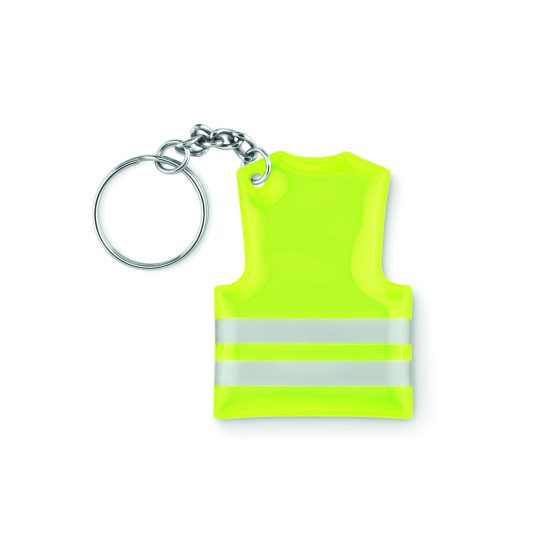 Porte-clés gilet de sécurité VISIBLE RING - Accessoire indispensable pour la sécurité et la visibilité