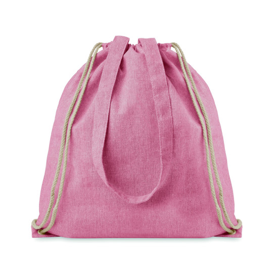 Sac en coton recyclé personnalisable MOIRA DUO - Accessoire écologique pour vos courses et sorties