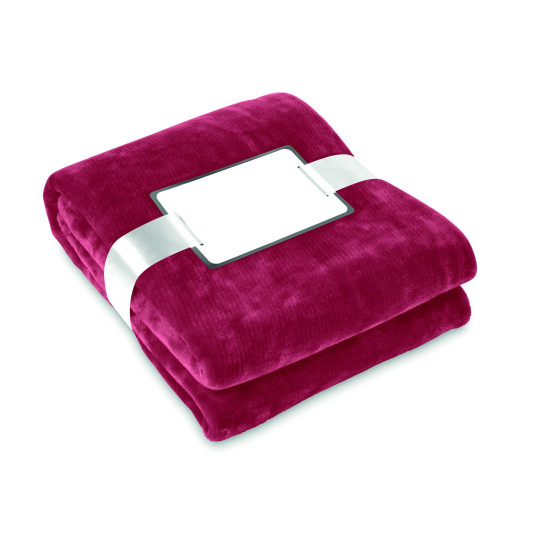 Couverture polaire blanche DAVOS - Confort optimal pour l'hiver - BCM Goodies