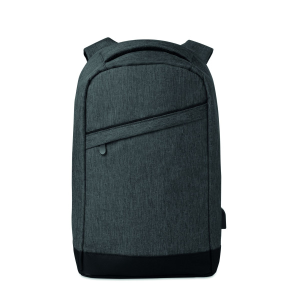 Sac à dos antivol BERLIN en polyester 600D - Idéal pour les voyages et les déplacements - Avec compartiment pour ordinateur port