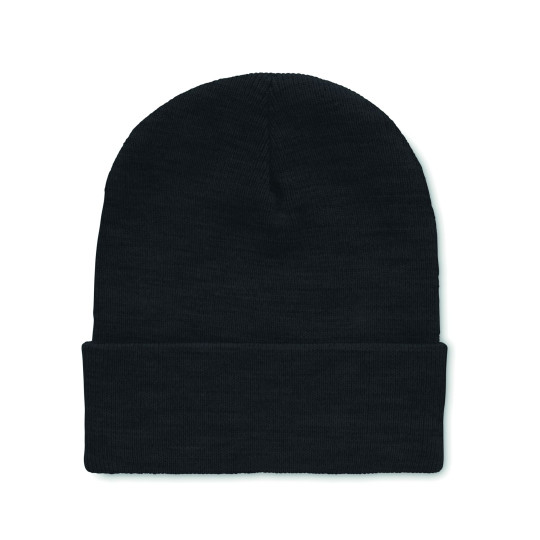 Bonnet en RPET avec revers POLO RPET - Accessoire mode respectueux de l'environnement
