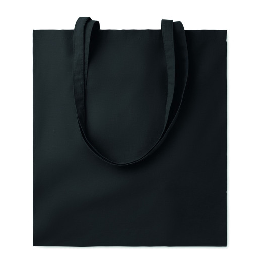 Sac shopping en coton 140gr/m² COTTONEL COLOUR + - Sac en coton durable pour courses et transport, personnalisable pour entrepri