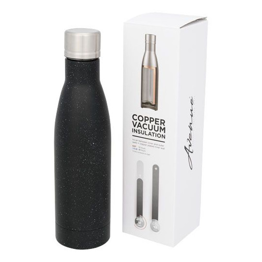 Bouteille isotherme Vasa tachetée avec isolation par le vide et couche de cuivre 500ml - BCM Goodies