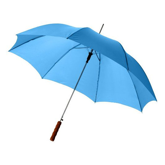 Parapluie automatique Lisa 23 - Résistant aux vents - Poignée en bois - Personnalisable