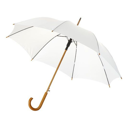 Parapluie 23 à ouverture automatique, poignée et mât en bois personnalisable - BCM Goodies
