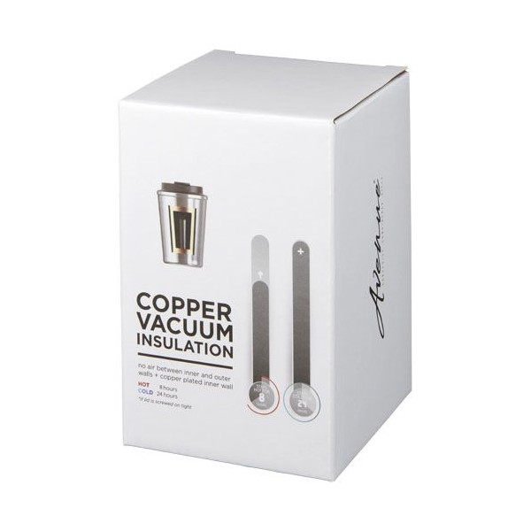 Gobelet avec isolation par le vide et couche de cuivre 360ml étanche Thor - Accessoire indispensable pour boissons chaudes et fr