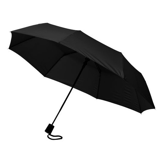 Parapluie pliable à ouverture automatique Wali - Résistant au vent et compact pour une protection optimale - Personnalisable pou
