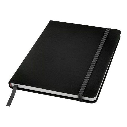 Carnet de notes A5 Spectrum avec pages blanches - Personnalisable - Idéal pour les notes, idées et croquis - Fermeture élastique