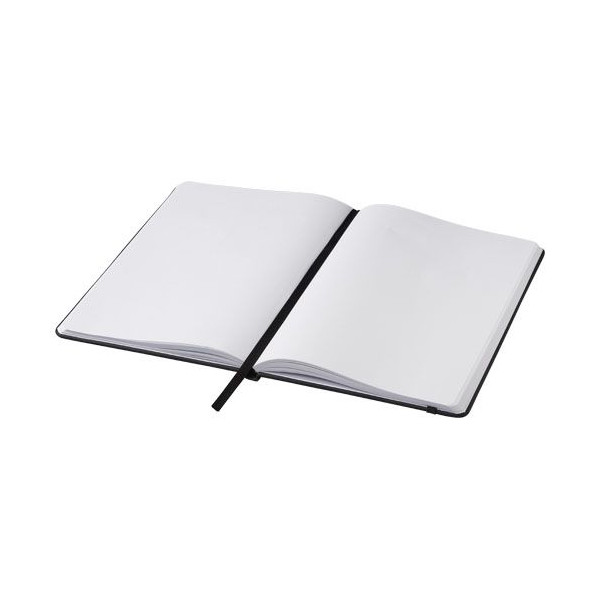 Carnet de notes A5 Spectrum avec pages blanches - Personnalisable - Idéal pour les notes, idées et croquis - Fermeture élastique