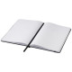 Carnet de notes A5 Spectrum avec pages blanches - Personnalisable - Idéal pour les notes, idées et croquis - Fermeture élastique