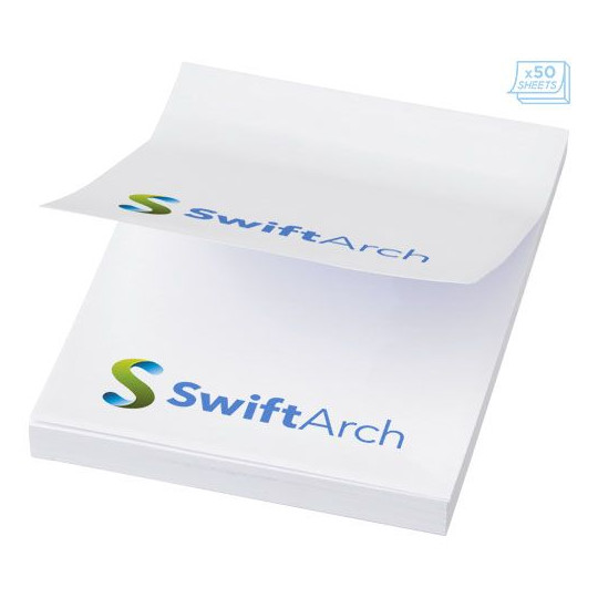 Mémo-autocollants personnalisables Sticky-Mate® pour entreprise | BCM Goodies