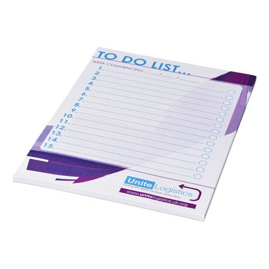 Bloc-notes Desk-Mate® A5 - Accessoire de bureau pratique et personnalisable | BCM Goodies