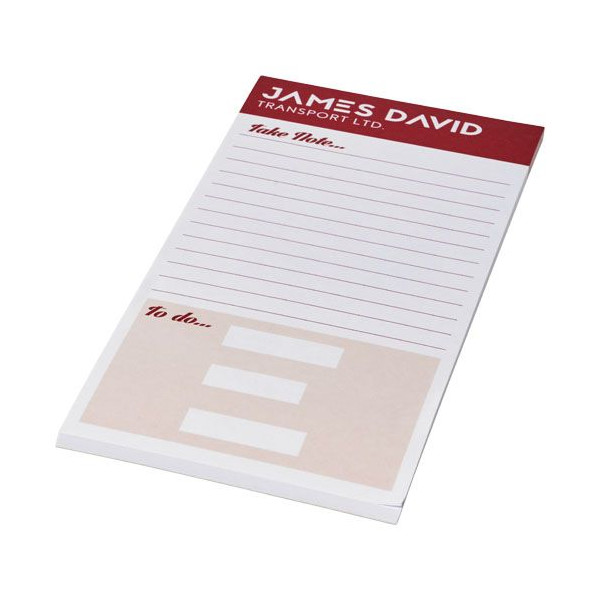 Bloc-notes Desk-Mate® 99 x 210 mm - Bloc-notes personnalisable pour entreprises