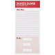 Bloc-notes Desk-Mate® 99 x 210 mm - Bloc-notes personnalisable pour entreprises