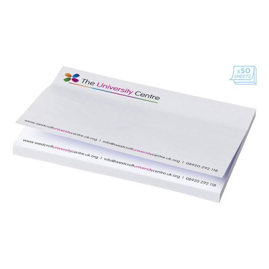 Mémo-autocollants Sticky-Mate® personnalisables en différentes tailles - BCM Goodies