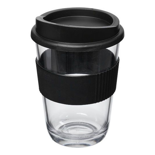 Gobelet Americano® Cortado 300ml avec bandeau antidérapant - Mug personnalisable pour boissons chaudes ou froides - Sans BPA - L