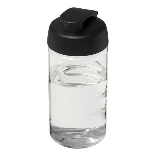 Bouteille de sport H2O Active® Bop 500ml - Fabrication écologique en PET recyclable - Anti-fuite et antidérapante - Personnalisa