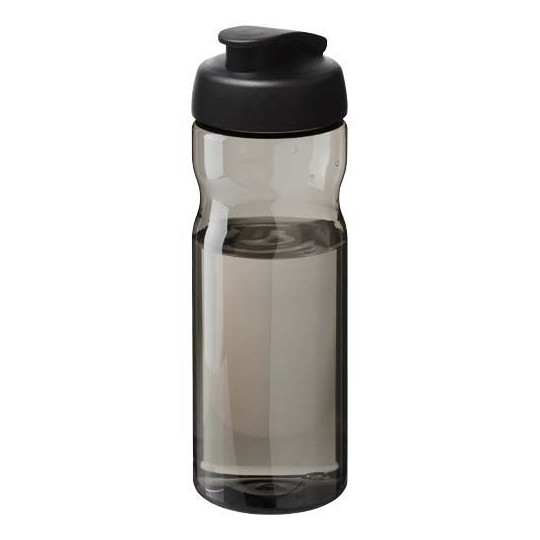 Bouteille de sport H2O Active® Eco Base 650ml avec couvercle à bascule - Fabriquée en plastique recyclé - Personnalisable - Idéa