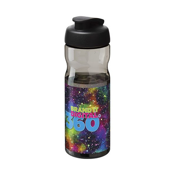 Bouteille de sport H2O Active® Base Tritan™ 650ml avec couvercle à clapet - Tritan™ sans BPA, design ergonomique - Idéal pour le