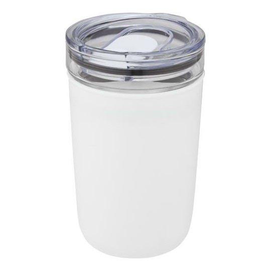Gobelet en verre Bello 420 ml avec paroi extérieure en plastique recyclé - BCM Goodies