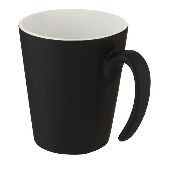 Mug en céramique Oli 360 ml avec anse - Design moderne et pratique