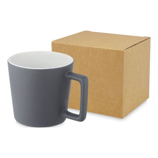 Tasse Cali 370 ml en céramique avec finition mate - Personnalisable pour cadeaux d'entreprise