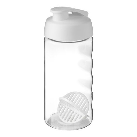 Bouteille shaker H2O Active® Bop 500 ml - Bouteille de sport antidérapante et sans BPA, idéale pour rester hydraté pendant les e