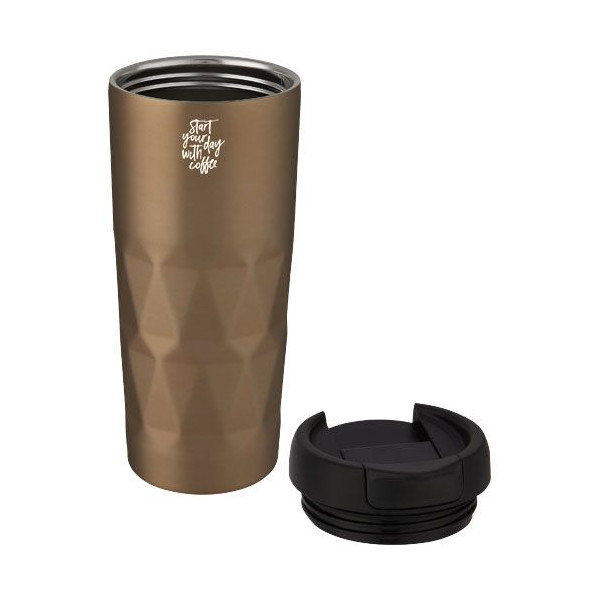 Gobelet Prism 450 ml, isolation vide et cuivre - Accessoire boissons chaudes et froides