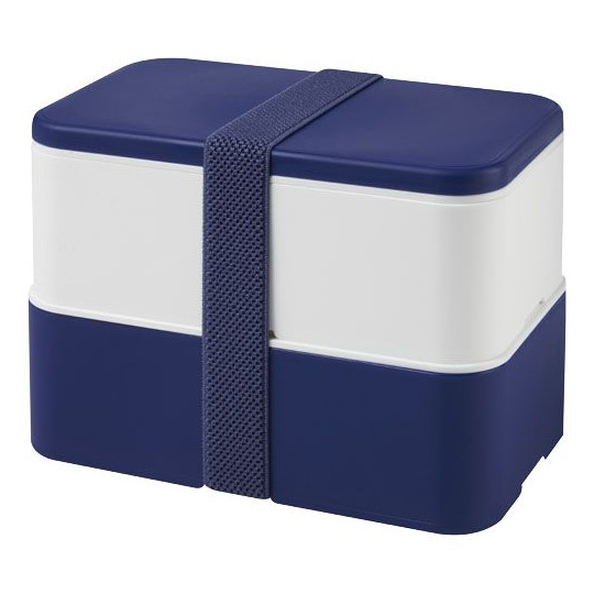 Lunch box MIYO à deux blocs - Boîte à lunch personnalisable de 700 ml, fabriquée au Royaume-Uni