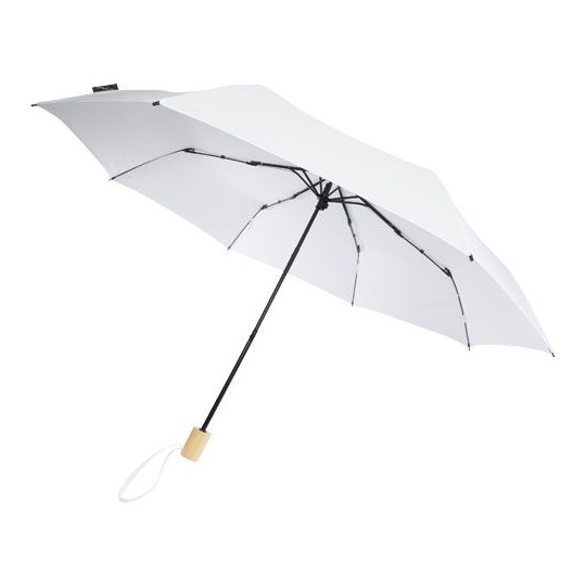 Parapluie pliable en PET recyclé Birgit - Accessoire écologique et pratique pour la pluie - BCM Goodies