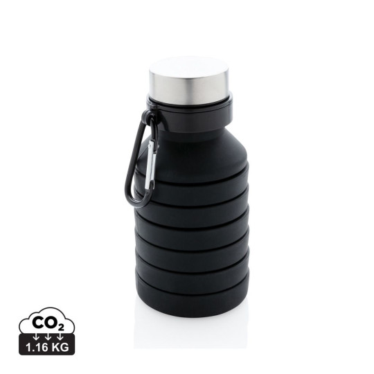 Bouteille en silicone pliable étanche avec couvercle - Accessoire pratique pour hydratation | BCM Goodies