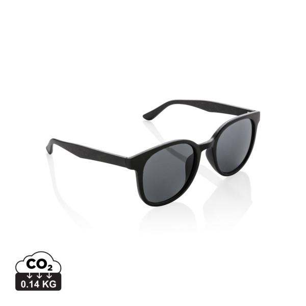 Lunettes de soleil en fibre de paille de blé pour l'été - Accessoire écologique et élégant