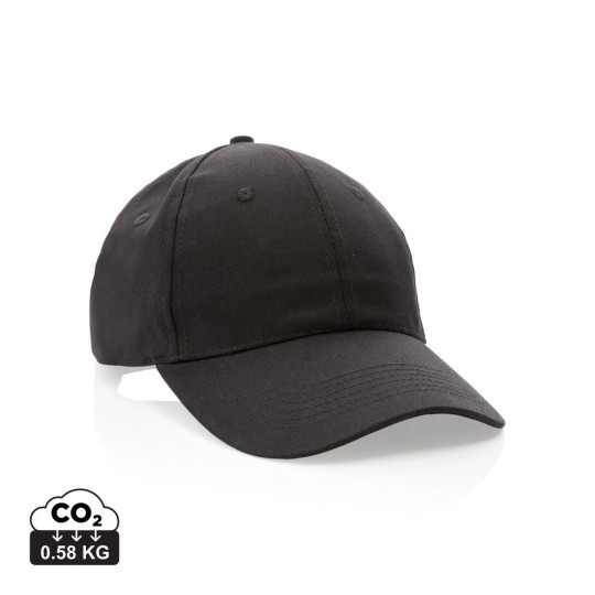 Casquette 6 panneaux en coton recyclé 190gr IMPACT - Accessoire éco-responsable - BCM Goodies