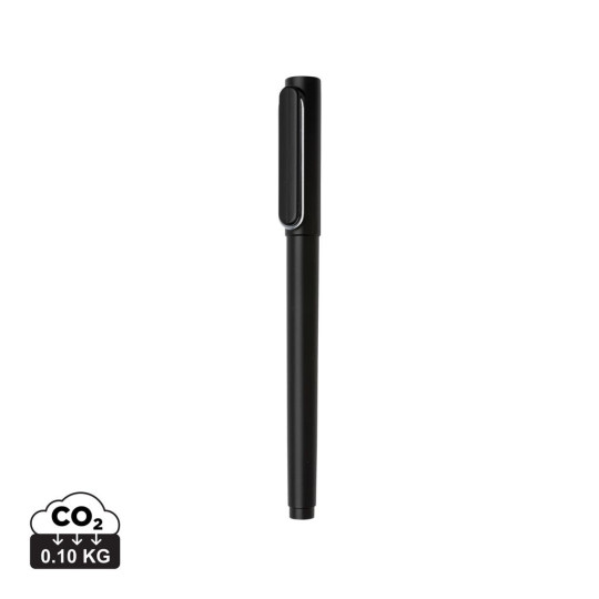 Stylo X6 à capuchon avec encre ultra glissante - Stylo à encre bleue à faible viscosité - Longueur d'écriture 800 mètres - 