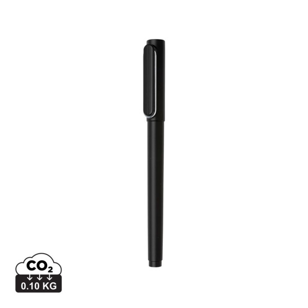 Stylo X6 à capuchon avec encre ultra glissante - Stylo à encre bleue à faible viscosité - Longueur d'écriture 800 mètres - 
