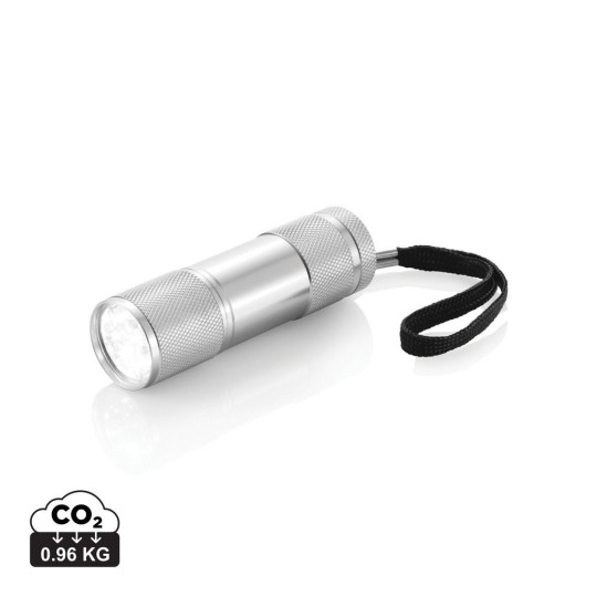 Lampe aluminium Quattro - Lampe LED portable et résistante pour activités en extérieur