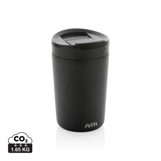 Mug 300ml en acier recyclé RCS Avira Alya - Produit éco-responsable pour entreprise et cadeaux clients