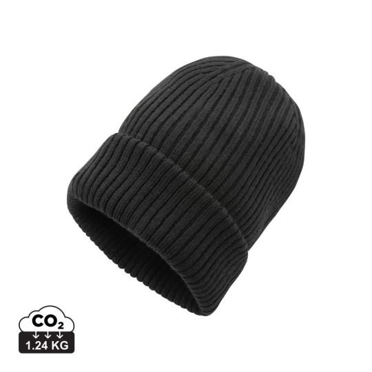 Bonnet double épaisseur Impact AWARE™ Polylana® - Accessoire chaud et écologique - BCM Goodies